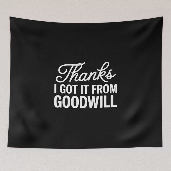Item preview, thanks, i got it from goodwill, thrift shopping designed and sold by nicomitchell.