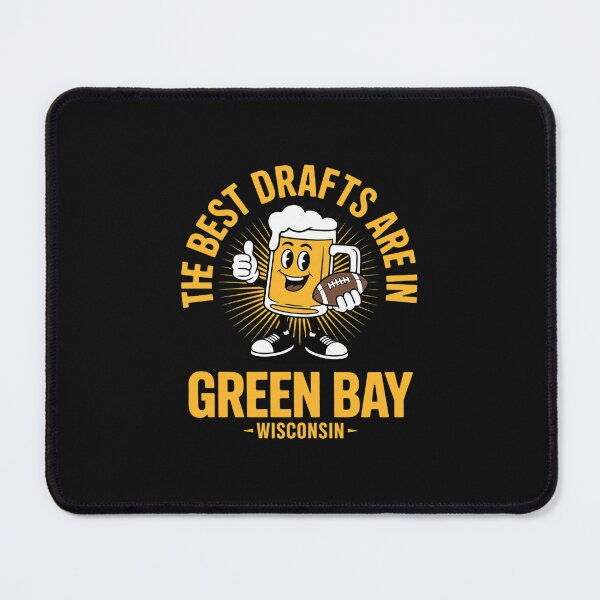 Item preview, The Best Drafts Are in Green Bay, Wisconsin Beer Mascot designed and sold by nicomitchell.