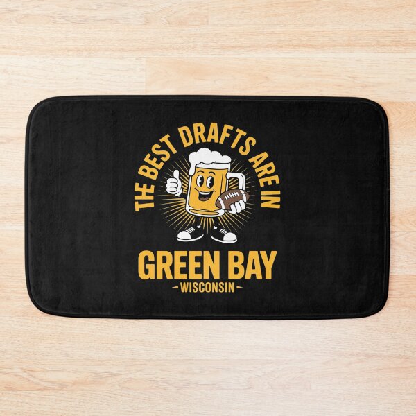 Item preview, The Best Drafts Are in Green Bay, Wisconsin Beer Mascot designed and sold by nicomitchell.