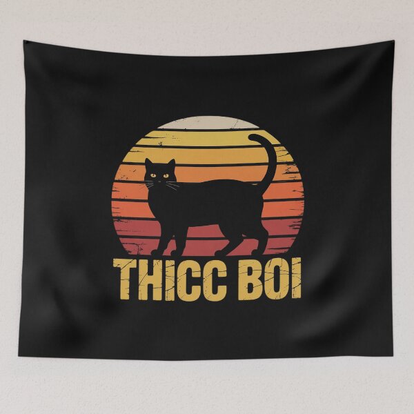 Item preview, Thicc Boi Chonk Meme Fat Boy Cat Owner designed and sold by nicomitchell.