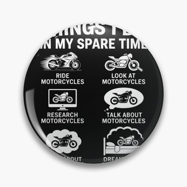 Item preview, Things I Do In My Spare Time - Biker Motorcycle Rider Riding designed and sold by nicomitchell.