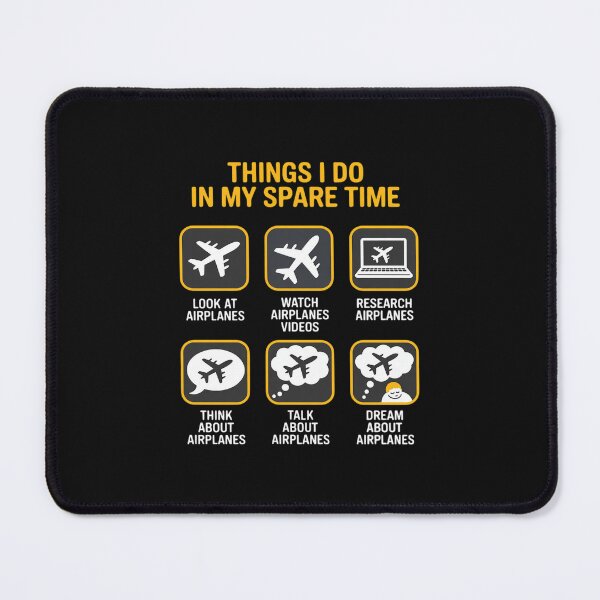 Item preview, Things I Do In My Spare Time Airplanes Aviation Pilot designed and sold by nicomitchell.
