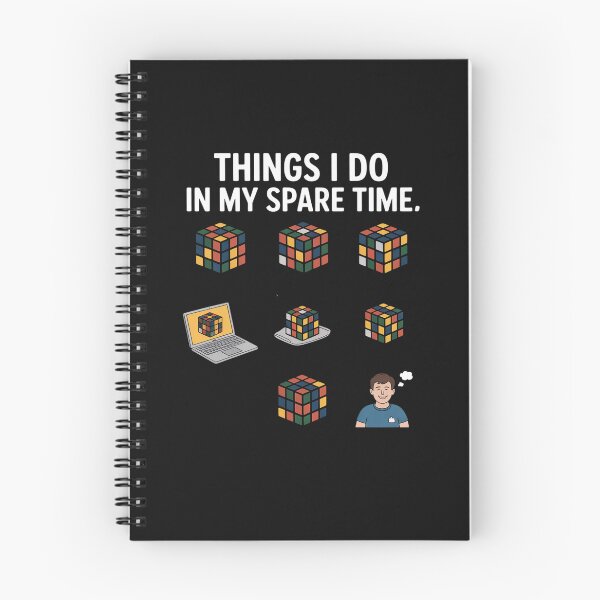 Item preview, Things I Do In My Spare Time Cube Puzzle Speed Cubing designed and sold by nicomitchell.