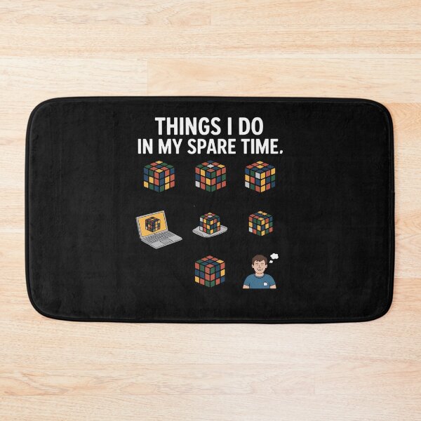 Item preview, Things I Do In My Spare Time Cube Puzzle Speed Cubing designed and sold by nicomitchell.