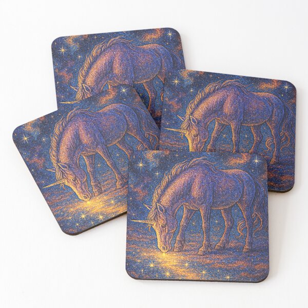 Item preview, Cosmic Unicorn Grazing on Starlight designed and sold by Expl0rer.