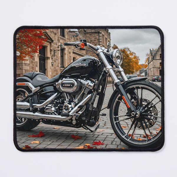 Item preview, American Motorcycle in Historic Autumn Street designed and sold by MINE Design-Works.