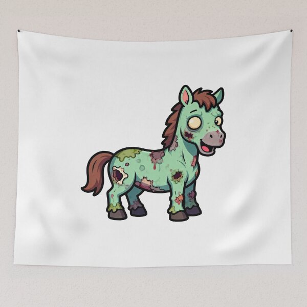 Item preview, Zombie Horse - Cute Zombie Animal Collection designed and sold by Quality-Custom-Designs.
