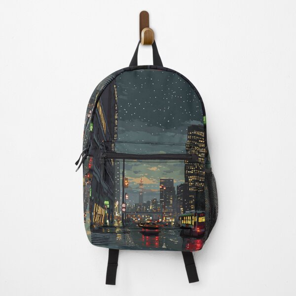 Item preview, Digital Pixelated Cityscape View designed and sold by bapupa.