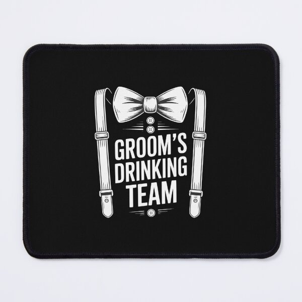 Item preview, Groom's Drinking Team Bachelor Party Squad Wedding designed and sold by nicomitchell.