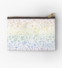 Tabletop RPG Pattern - Rainbow Zipper Pouch