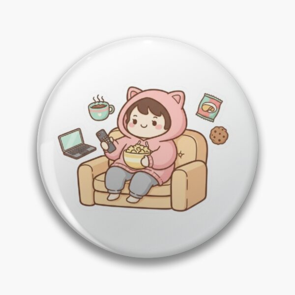Item preview, Cozy Binge Watcher – Movie Night designed and sold by Ditstyle.