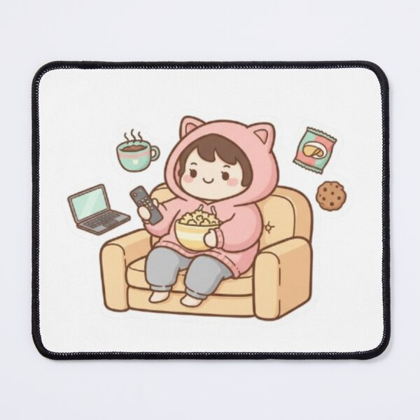 Item preview, Cozy Binge Watcher – Movie Night designed and sold by Ditstyle.