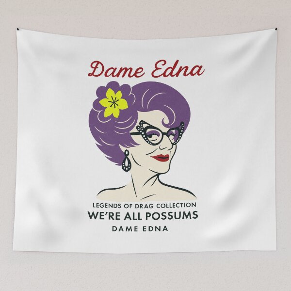 Item preview, Dame Edna Everage – ✨Legends of Drag Collection✨ – HELLO POSSUMS! designed and sold by WheelieGdArt.