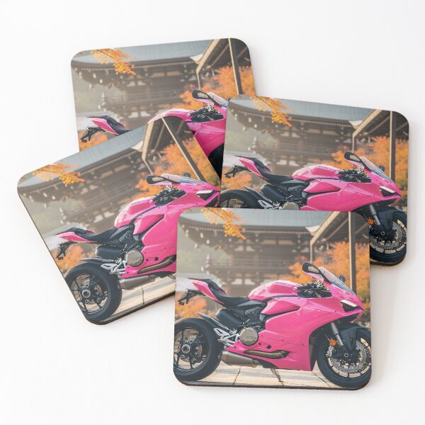 Item preview, Pink Sport Motorcycle in Autumn Temple designed and sold by MINE Design-Works.