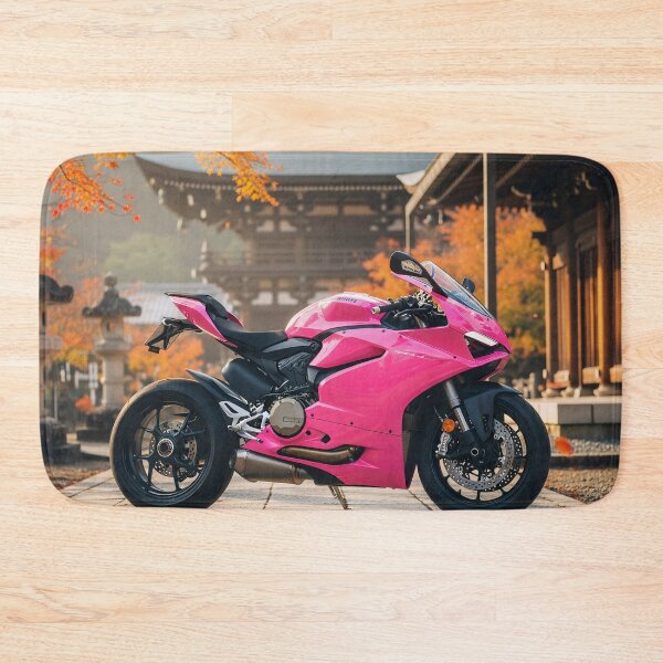 Item preview, Pink Sport Motorcycle in Autumn Temple designed and sold by MINE Design-Works.