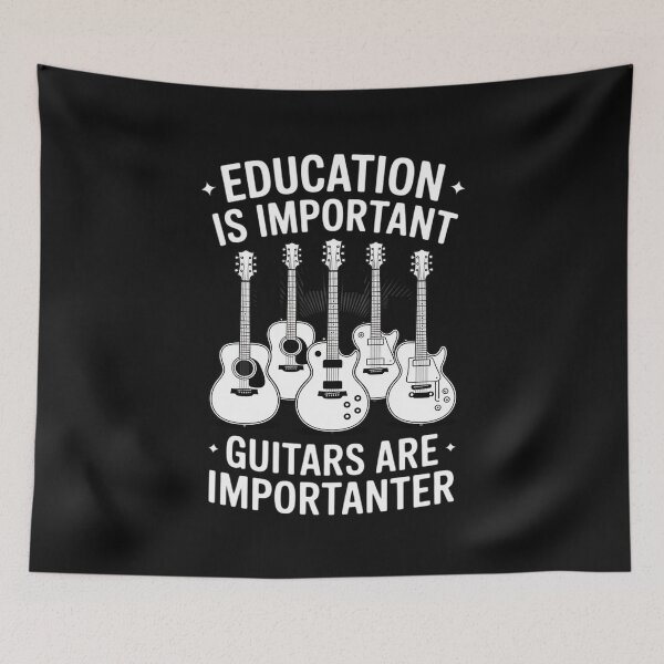 Item preview, Education Is Important. Guitars are Importanter!  Guitarist designed and sold by nicomitchell.