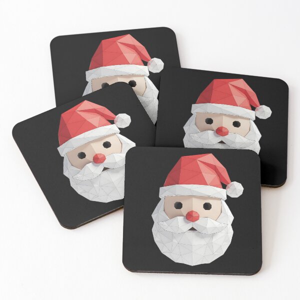 Item preview, Santa Claus geometric face designed and sold by Surajpro.