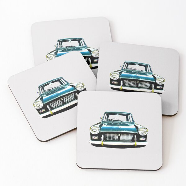 Item preview, Triumph Herald classic 1960s British car bold teal designed and sold by soitwouldseem.