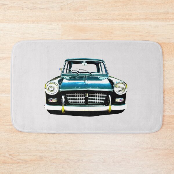 Item preview, Triumph Herald classic 1960s British car bold teal designed and sold by soitwouldseem.