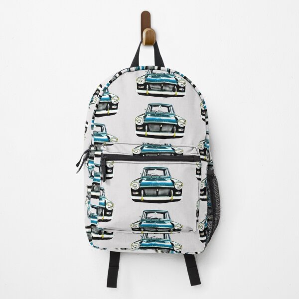 Item preview, Triumph Herald classic 1960s British car bold teal designed and sold by soitwouldseem.