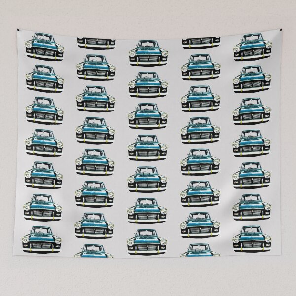 Item preview, Triumph Herald classic 1960s British car bold teal designed and sold by soitwouldseem.