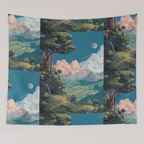 Item preview, Retro Pixel Art Fantasy designed and sold by bapupa.