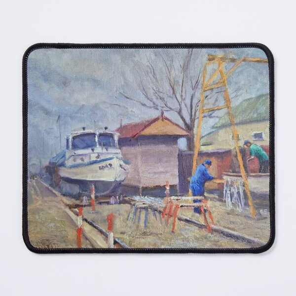Item preview, The Boat Builders - Blunts Williamstown  designed and sold by Franciska Howard.