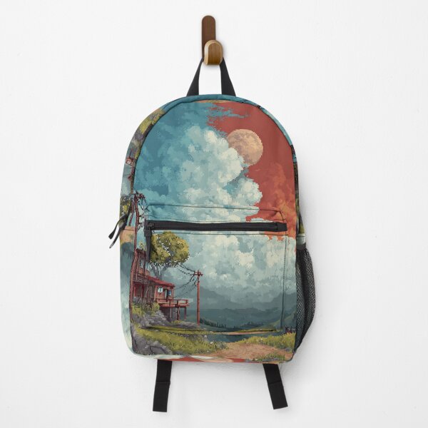 Item preview, Minimal Pixel Art Landscape designed and sold by bapupa.