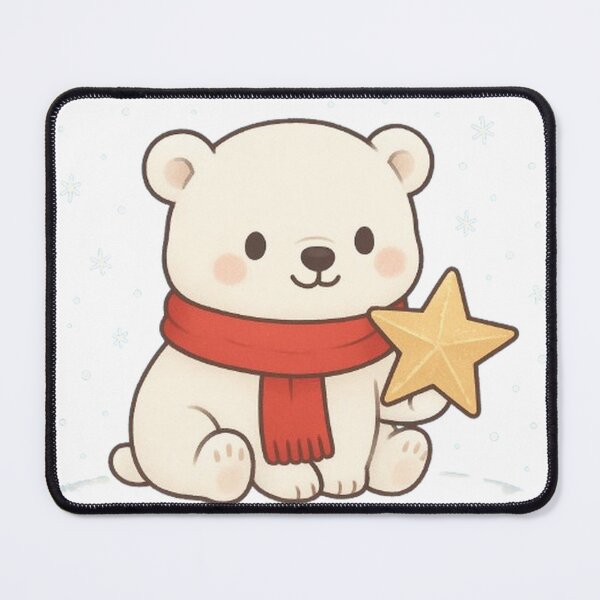 Item preview, Winter Cub Holiday Charm designed and sold by PawsGiggles.
