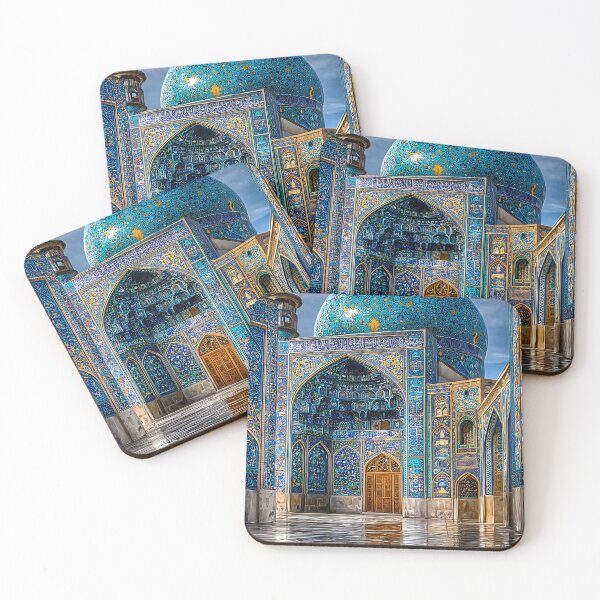 Item preview, Stunning Blue Mosque with Intricate Tile Work designed and sold by Artessie.