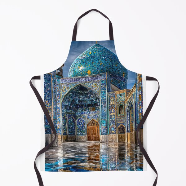 Item preview, Stunning Blue Mosque with Intricate Tile Work designed and sold by Artessie.
