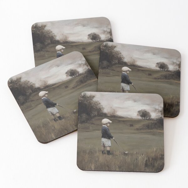 Item preview, Young Golfer on Grassy Field designed and sold by lautir.