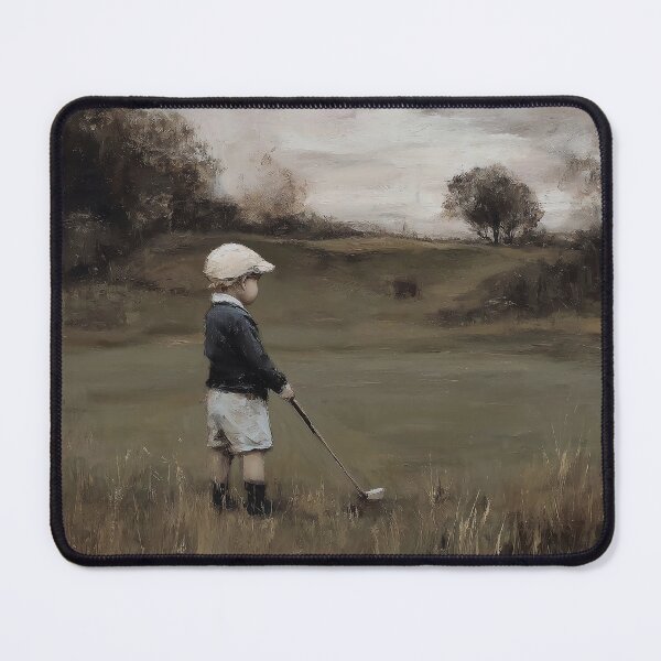 Item preview, Young Golfer on Grassy Field designed and sold by lautir.