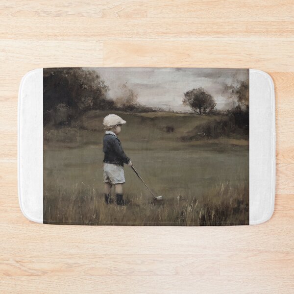 Item preview, Young Golfer on Grassy Field designed and sold by lautir.