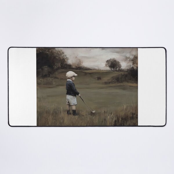 Item preview, Young Golfer on Grassy Field designed and sold by lautir.
