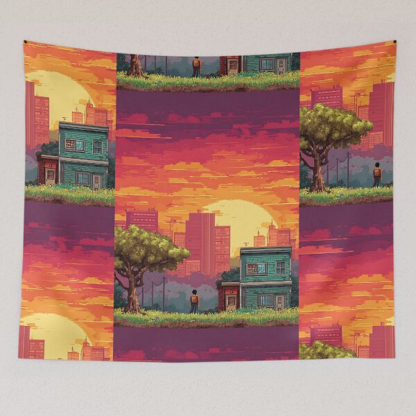 Item preview, Nostalgic Retro Pixel Art designed and sold by bapupa.