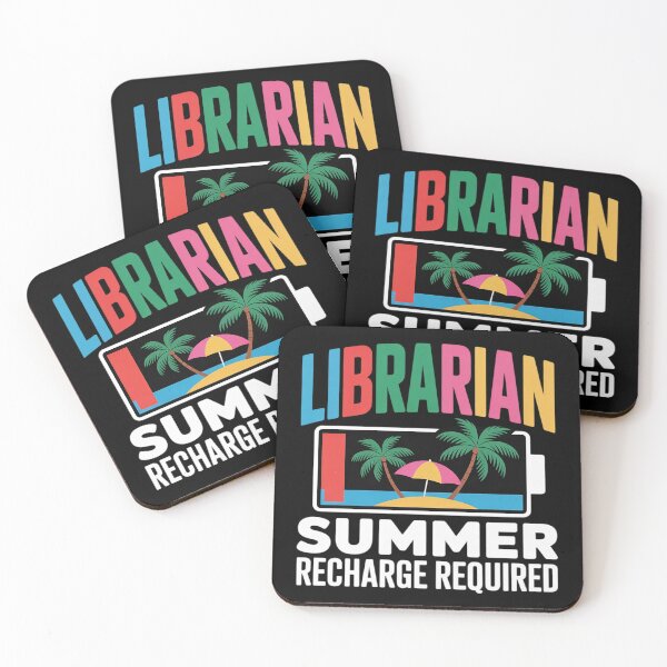 Item preview, Cute Librarian Summer Recharge Required Last day of School  designed and sold by RoyTill0Art.
