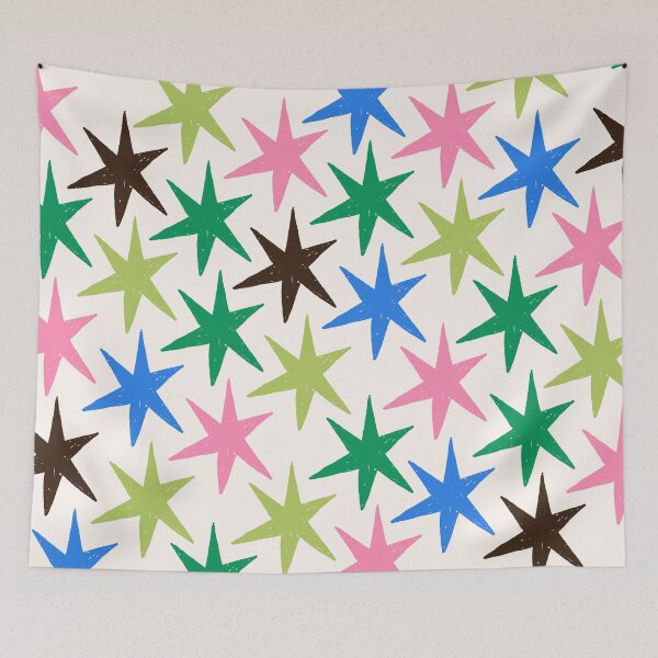 Item preview, colorful stars designed and sold by Raya Z.