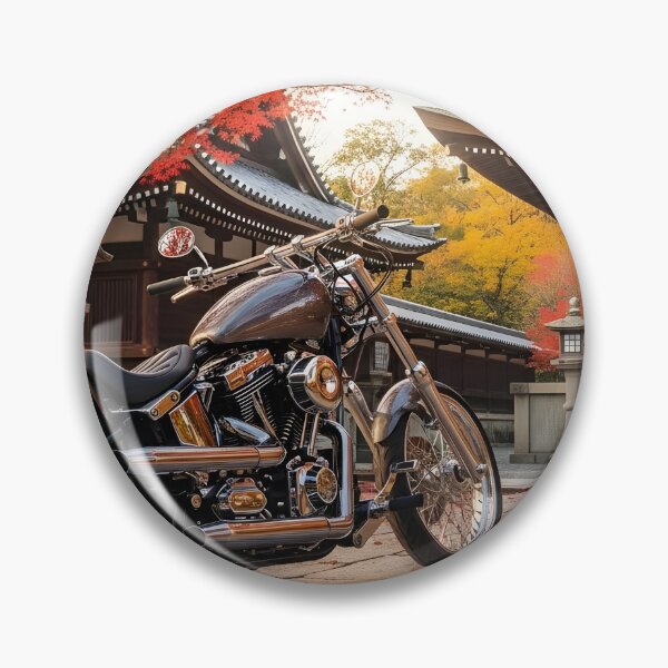 Item preview, Custom Cruiser Motorcycle in Autumn Temple designed and sold by MINE Design-Works.