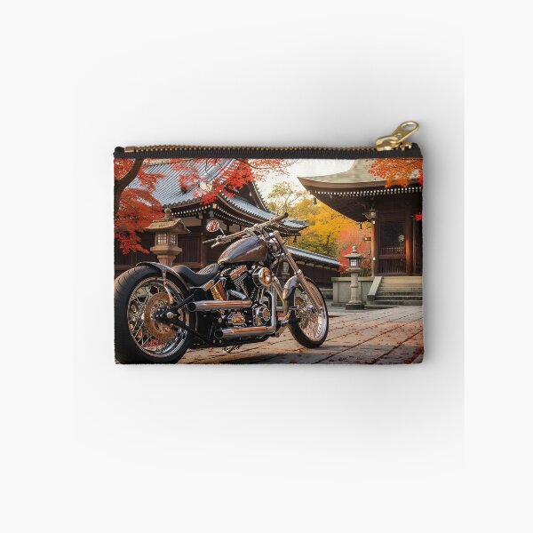 Item preview, Custom Cruiser Motorcycle in Autumn Temple designed and sold by MINE Design-Works.