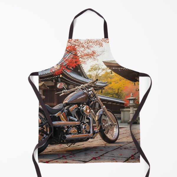 Item preview, Custom Cruiser Motorcycle in Autumn Temple designed and sold by MINE Design-Works.