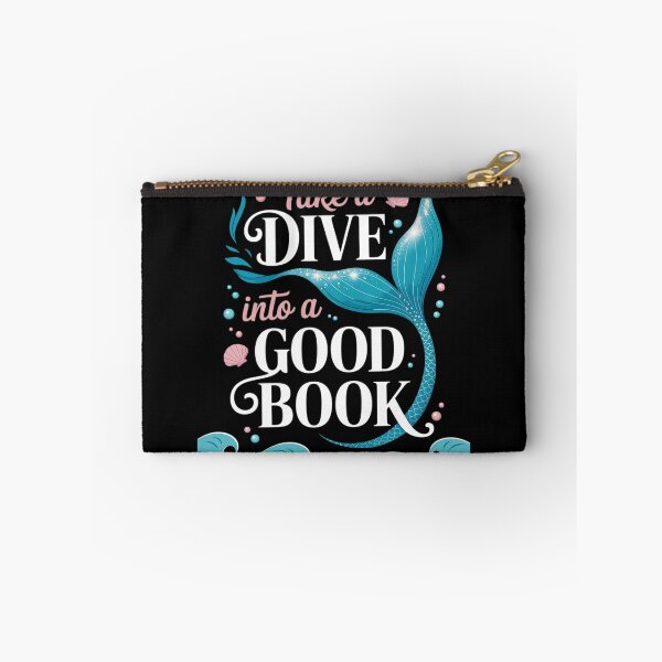 Item preview, Cute Mermaid Librarian Teacher Dive Into A Good Book Reading  designed and sold by RoyTill0Art.