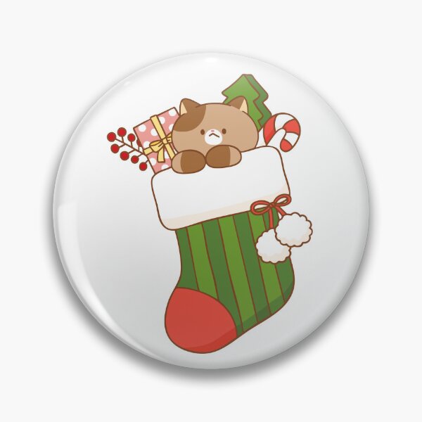 Item preview, Cat in Christmas Stocking designed and sold by salposi.