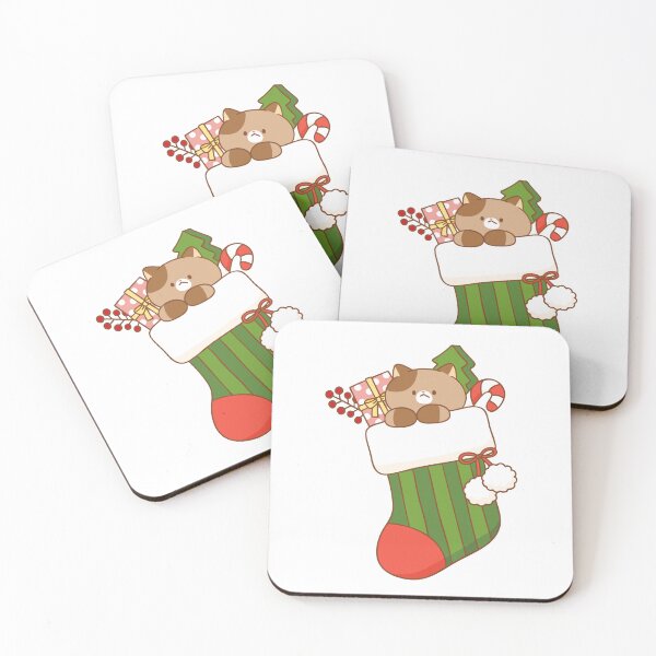 Item preview, Cat in Christmas Stocking designed and sold by salposi.