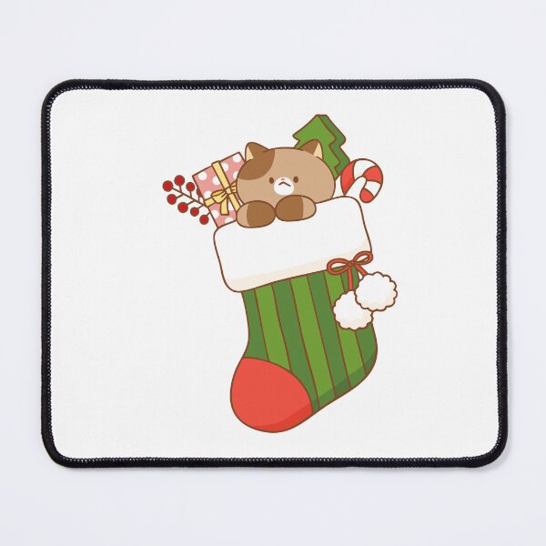 Item preview, Cat in Christmas Stocking designed and sold by salposi.