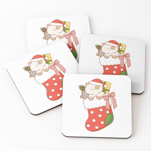 Item preview, Cat in Christmas Stocking designed and sold by salposi.