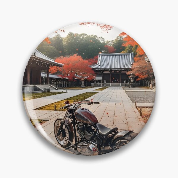 Item preview, Custom Cruiser Motorcycle in Autumn Temple designed and sold by MINE Design-Works.