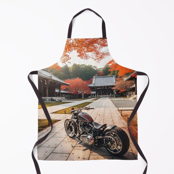 Item preview, Custom Cruiser Motorcycle in Autumn Temple designed and sold by MINE Design-Works.