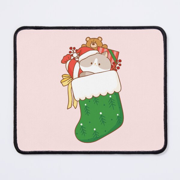 Item preview, Cat in Christmas Stocking designed and sold by salposi.