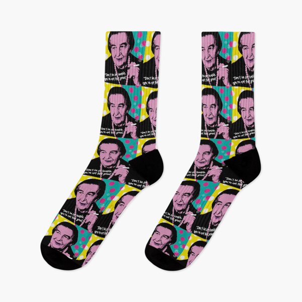 Item preview, Golda Meir quote Don’t be so Humble, you’re Not that Great Retro Pop Art designed and sold by InnaMGraphic.